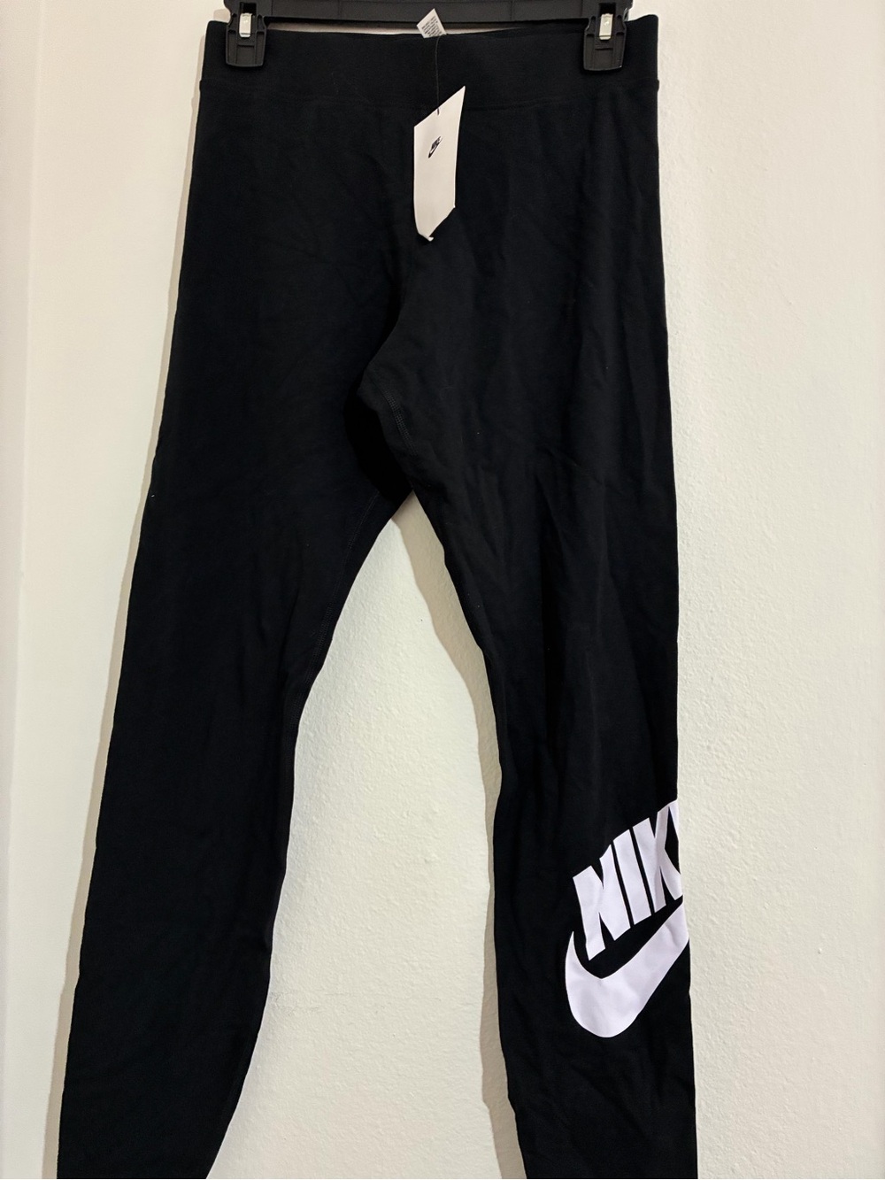 Nike Black Joggers with White Logo